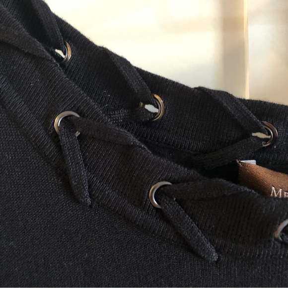 Melanie Lyne Black Sweater Top NWT - Picture 5 of 9
